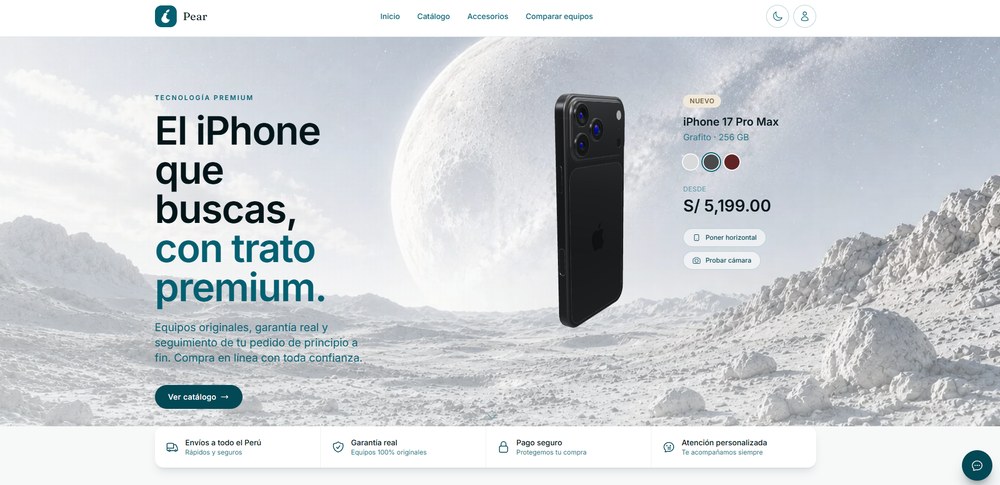 iPear, tienda online de iPhones